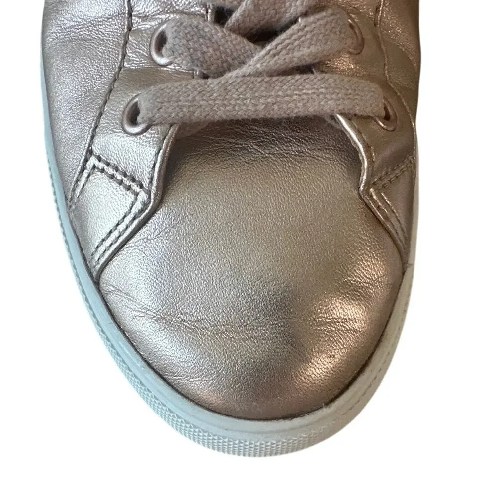 Tory Burch Amalia Rose Gold‎ Metallic Sneakers 8